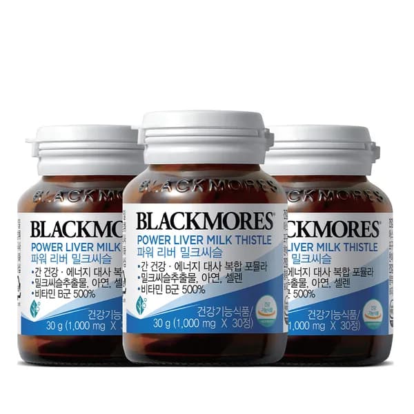 블랙모어스 밀크씨슬 30정 3+1병 (25,900원/무배)