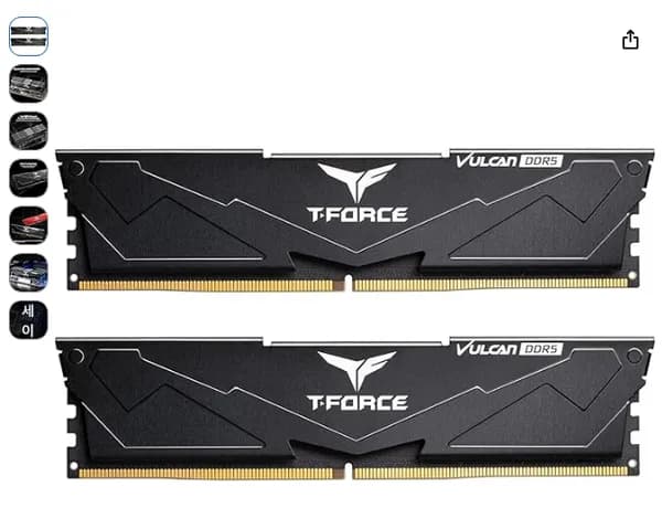 팀그룹 T-포스 벌칸 DDR5 6000MHz 64GB (32GB x 2개) CL38-46 PC5-48000