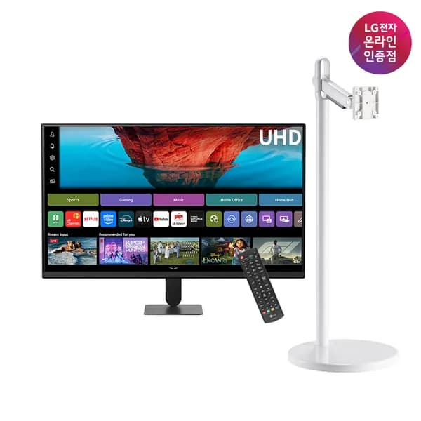 LG 스마트모니터 27U511SBW·32U701SB 라이브 특집 + 구매인증 5만 N포인트