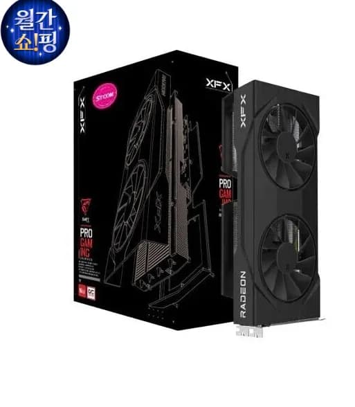 XFX 라데온 RX 9060 XT SWIFT DUAL OC D6 16GB