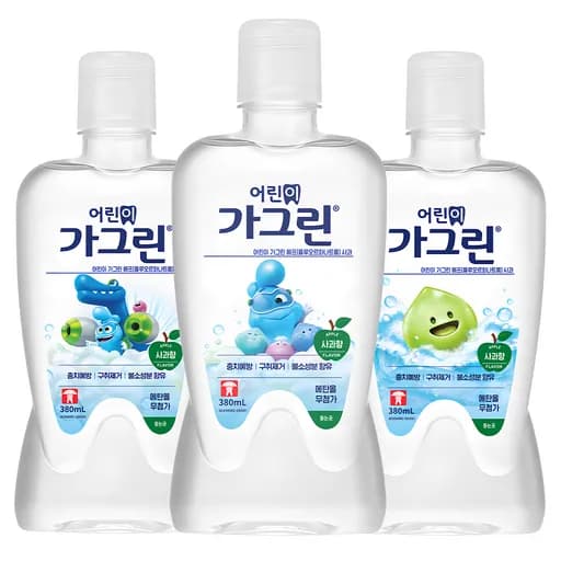 가그린 어린이용 구강세정제 사과향