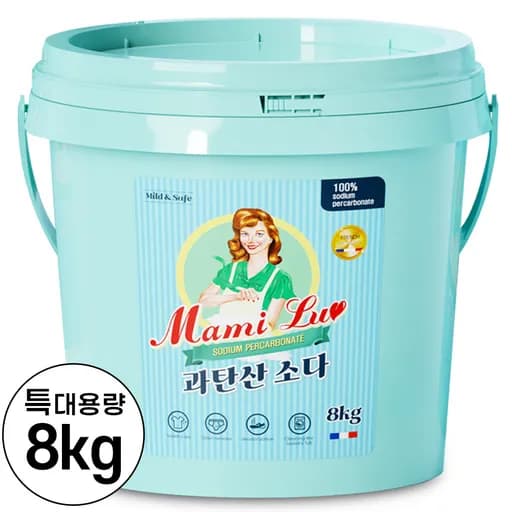 맘스럽 과탄산소다 버킷 초대용량 프리미엄 1등급원료 산소계표백제 14,980원