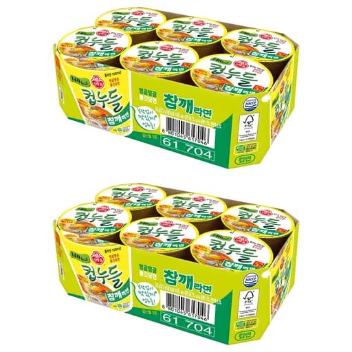 오뚜기 컵누들 참깨라면 37.5g