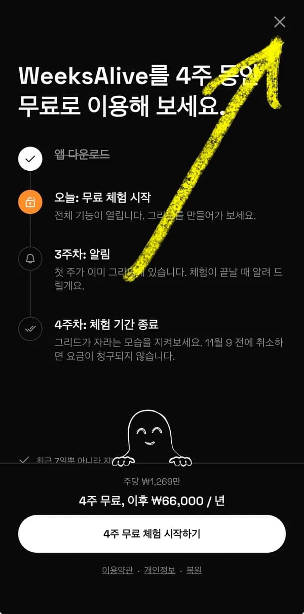 iOS 일시무료 WeeksAlive