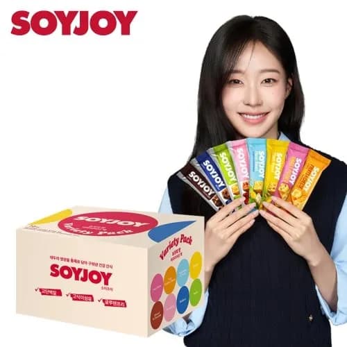 소이조이 고단백질 고식이섬유 글루텐프리 8종 버라이어티팩 16개입