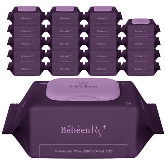 77g 로얄플러스 물티슈 70매 캡 20팩 (16,970원/무료)