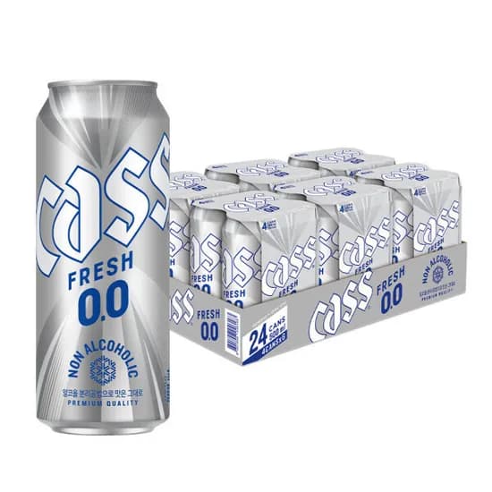 카스제로 0.0 500ml 24캔 (18,400원/무료)
