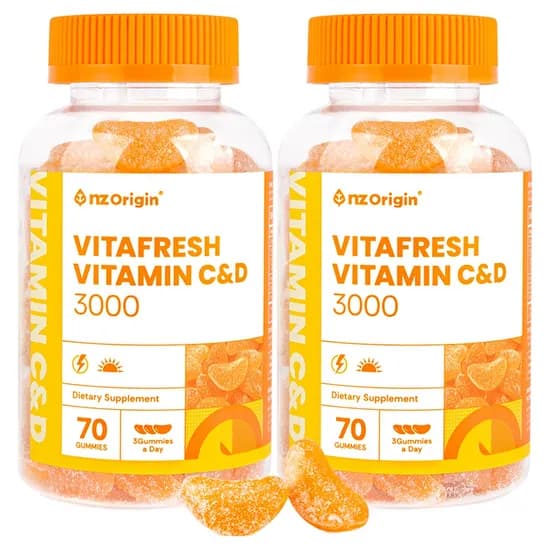 비타프레쉬 비타민 C&D 3000 꾸미 70구미 2통 (15,610원/무료)