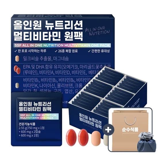 순수식품 올인원 뉴트리션 멀티비타민 원팩 1박스