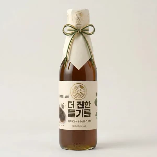 들녘 전통압착 더 진한 통들깨 백퍼센트 들기름 350ml 2개 11,900원
