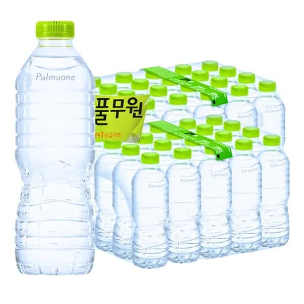 풀무원 샘물 생수 무라벨 500ml 40개 6,900원