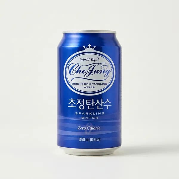 초정탄산수 플레인 350ml 24캔 9,240원