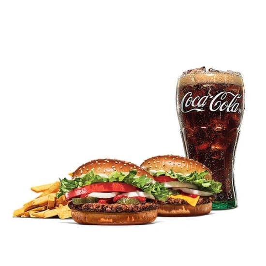 버거킹, 와퍼주니어+치즈와퍼주니어+코카콜라L+프렌치프라이R