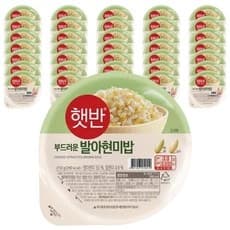 햇반 발아현미밥, 210g, 36개 32,100원