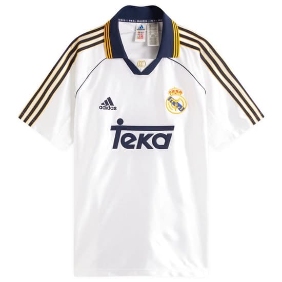 ADIDAS REAL MADRID 99/00 HOME JERSEY