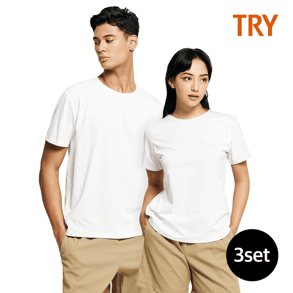 TRY 기본 라운드 티셔츠 3매입 7,980원