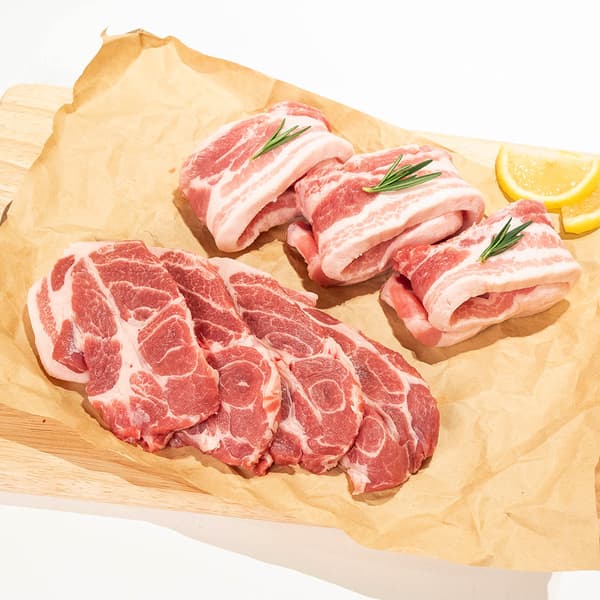 한돈 목살 500g + 500g