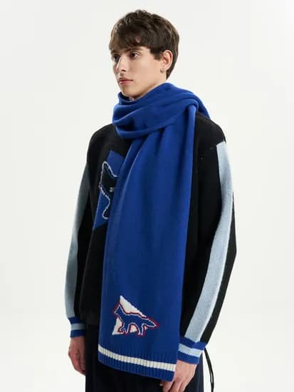 역시즌 메종키츠네X앤드원더 목도리 6발대