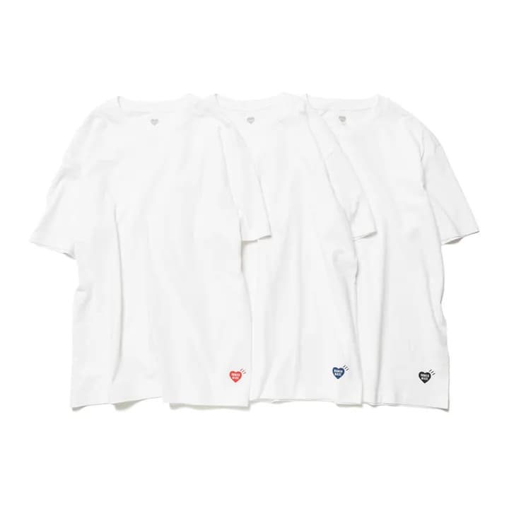 휴먼메이드 언더로고 반팔티셔츠 3PACK 5.9