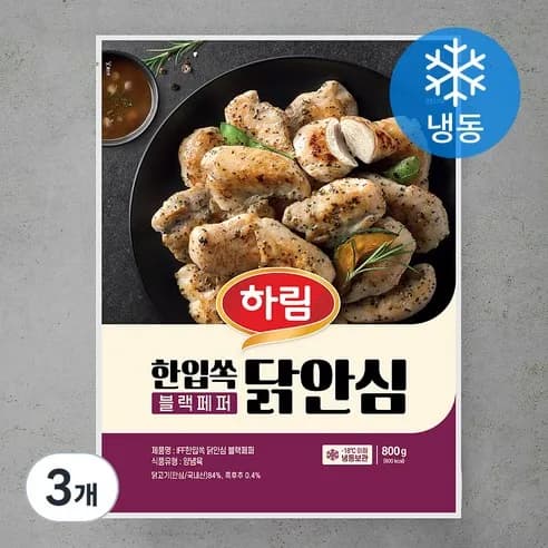 쿠팡 하림 iff 닭안심 블랙페퍼 3개 18,690원