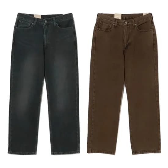 빔즈 x 리바이스 565 블랙, 브라운