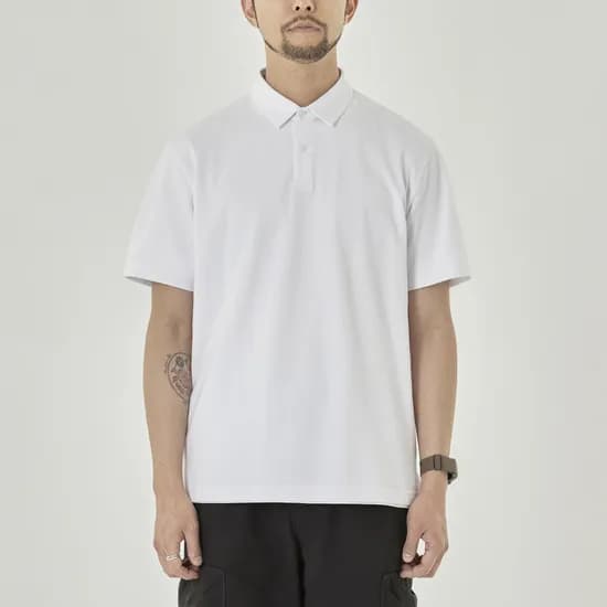 무인양품 남성 재생 강연 폴로 셔츠