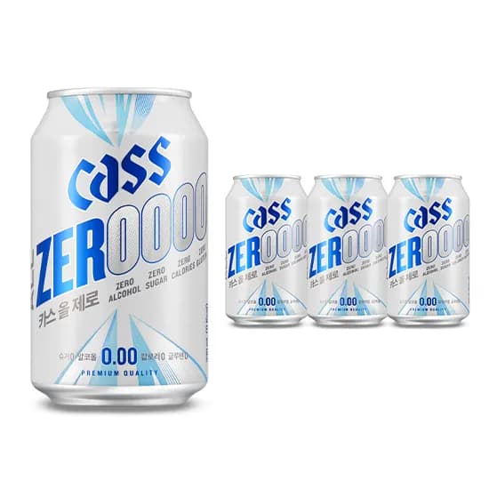 카스올제로 330ml 4캔