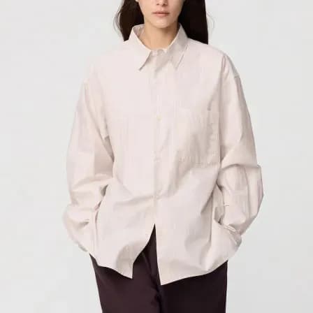 유니클로 C 브로드 오버사이즈 셔츠