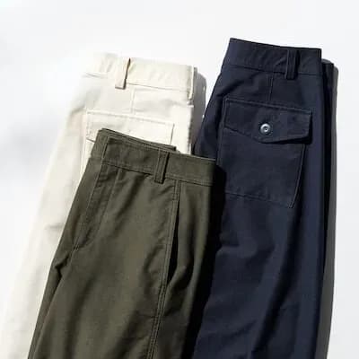 유니클로 저지 배럴 팬츠