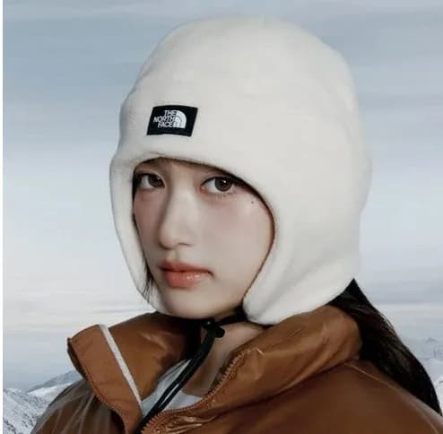 노스페이스 이어머프 아이보리
