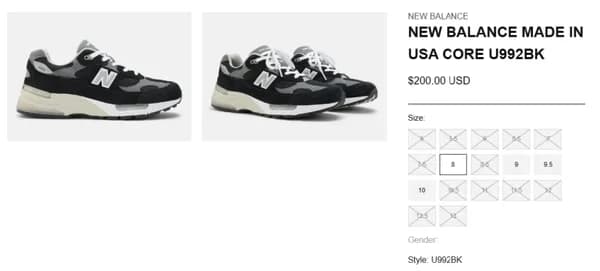U992BK, U992NY $140