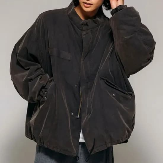 프릭스스토어 페이드 가공 M65 쇼트 모즈 코트 라이너 세트