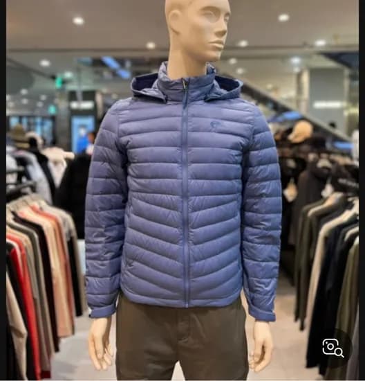 네파 구스다운 경량점퍼 곡괭이