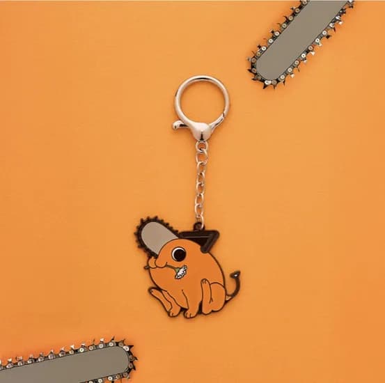 체인소 맨 포치타 키링 금속뱃지