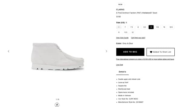 Clarks PAF 왈라비