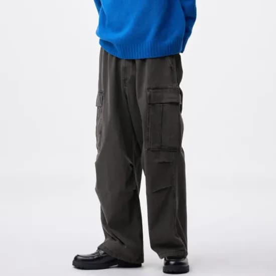 지유 GU 슈퍼 와이드 카고 데님, 일반