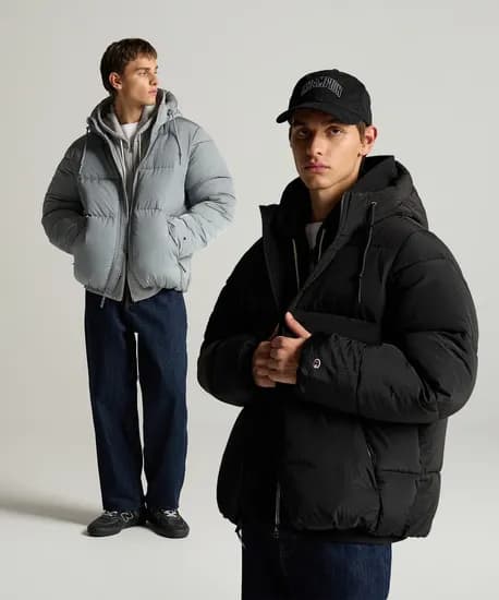 챔피온 퀼팅 푸퍼 패딩 자켓