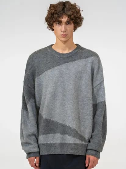 비바스튜디오 블록라운드니트