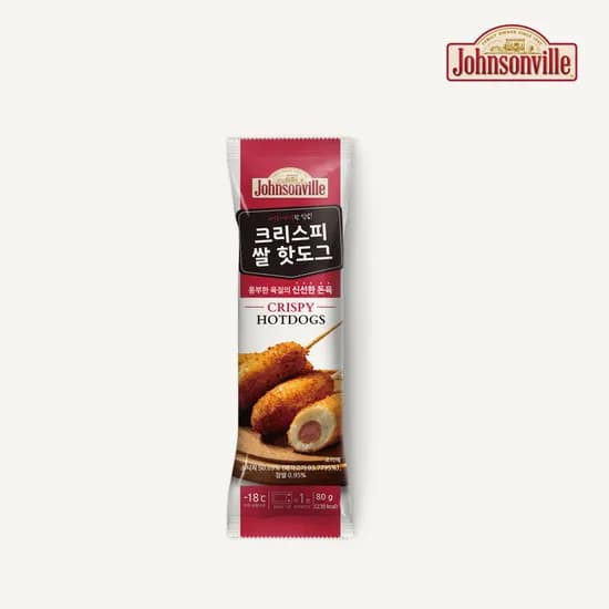 쟌슨빌 크리스피 핫도그 80g 10팩 부대찌개 500g 2팩 라면사리 110g 2팩