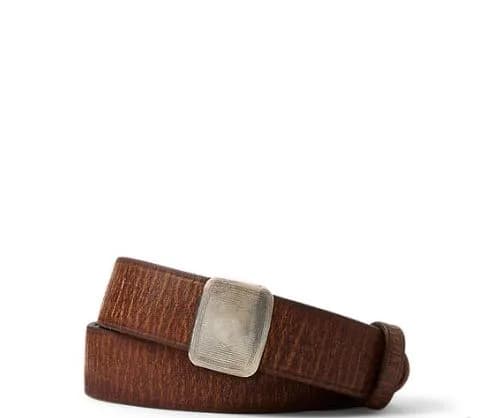 rrl 빈센스 벨트 브라운