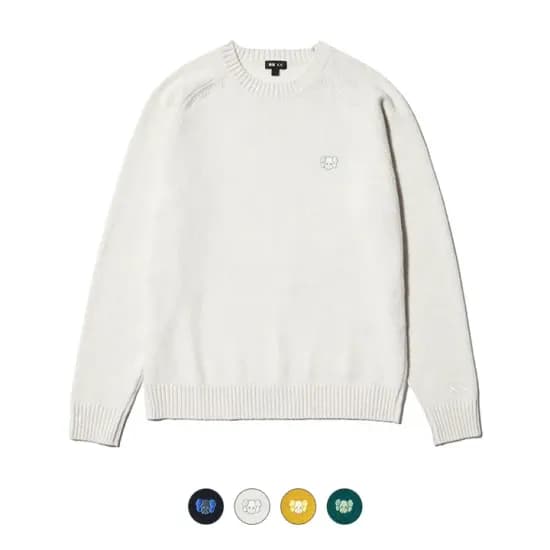 유니클로 KAWS 캐시미어 램스울 스웨터