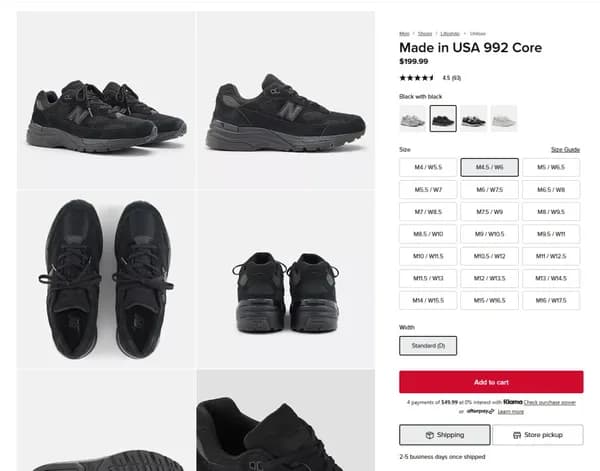 뉴발 992 코어블랙