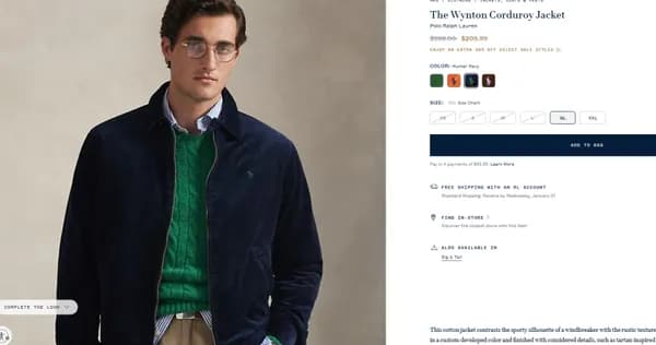 폴로 코듀로이 자켓