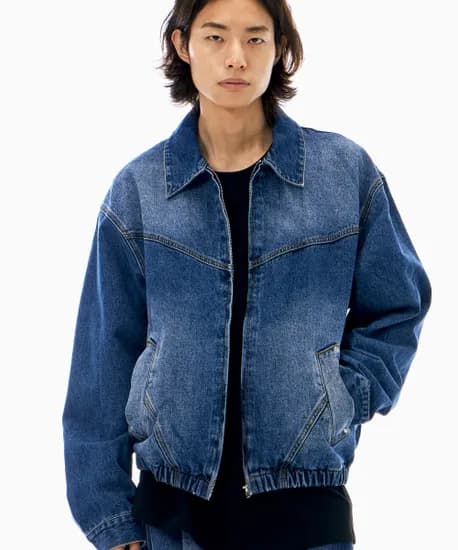 바이엘 데님블루종 자켓