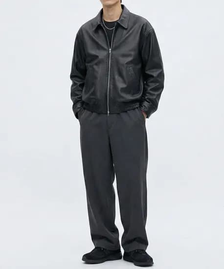 세븐셀라 램스킨 자켓