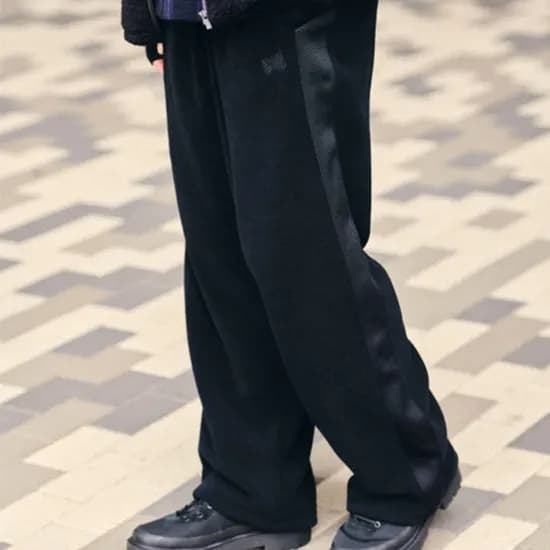 유니클로 니들스 후리스팬츠 다크그레이