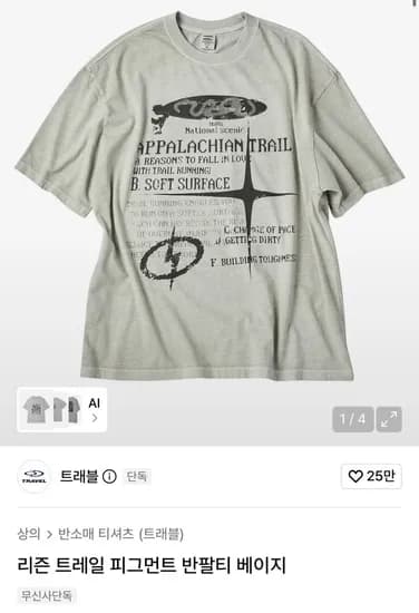 트래블 트레일 피그먼트 반팔 8,910원