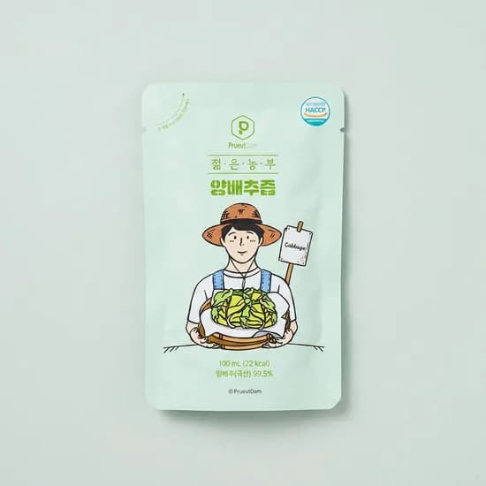 푸릇담 젊은농부 양배추즙 100ml 30팩 5,990원