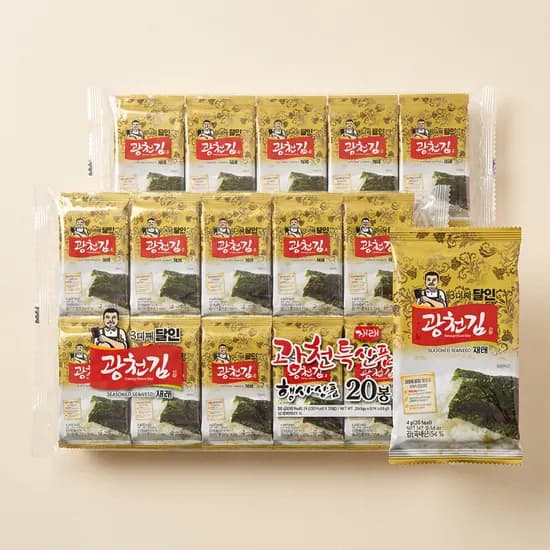 3대째 달인 광천김 40봉 9,900원