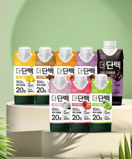 더단백 프로틴 드링크 8종 택2 골라담기 총 36개 41780원